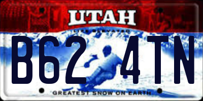 UT license plate B624TN