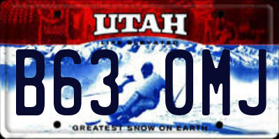 UT license plate B630MJ