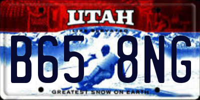 UT license plate B658NG