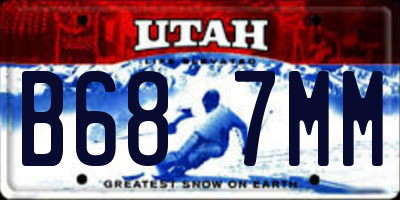 UT license plate B687MM