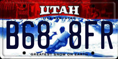UT license plate B688FR