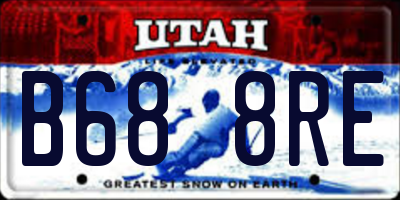 UT license plate B688RE