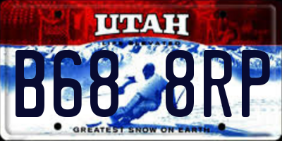 UT license plate B688RP