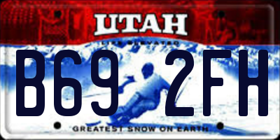 UT license plate B692FH