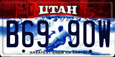 UT license plate B699OW