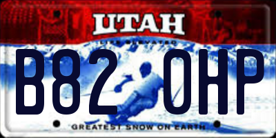 UT license plate B820HP