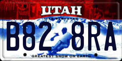 UT license plate B828RA