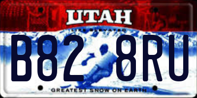 UT license plate B828RU