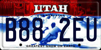 UT license plate B882EU