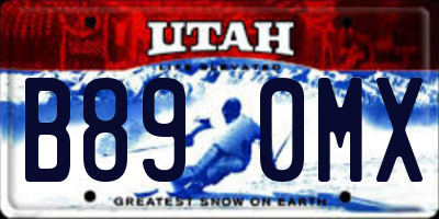 UT license plate B890MX