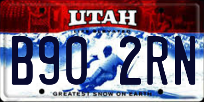 UT license plate B902RN