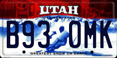 UT license plate B930MK