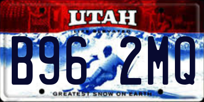 UT license plate B962MQ