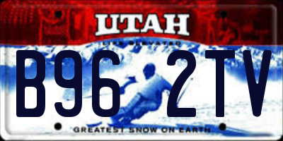 UT license plate B962TV