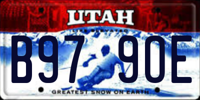 UT license plate B979OE