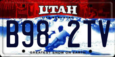 UT license plate B982TV