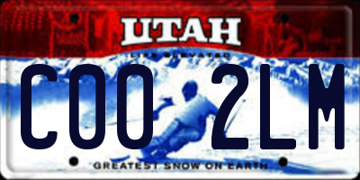 UT license plate C002LM