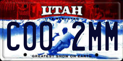 UT license plate C002MM