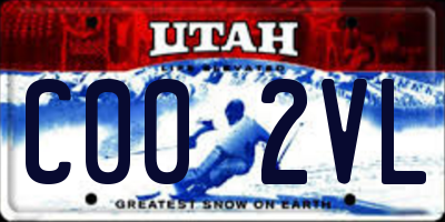 UT license plate C002VL