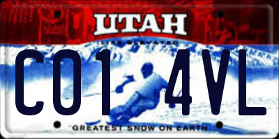 UT license plate C014VL