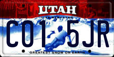 UT license plate C015JR
