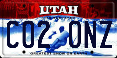 UT license plate C020NZ