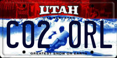 UT license plate C020RL