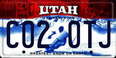 UT license plate C020TJ