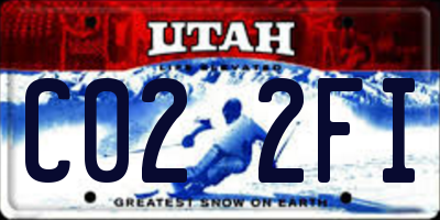UT license plate C022FI