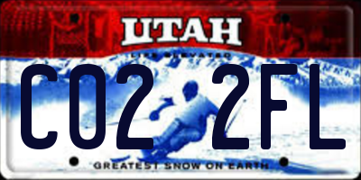 UT license plate C022FL