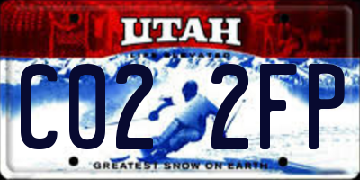 UT license plate C022FP