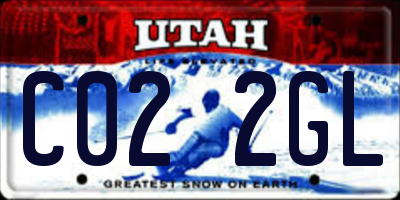 UT license plate C022GL
