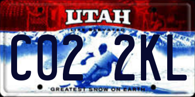 UT license plate C022KL
