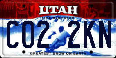 UT license plate C022KN