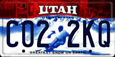 UT license plate C022KQ