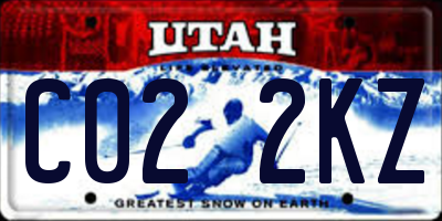 UT license plate C022KZ