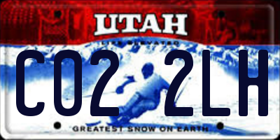 UT license plate C022LH