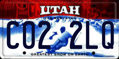 UT license plate C022LQ