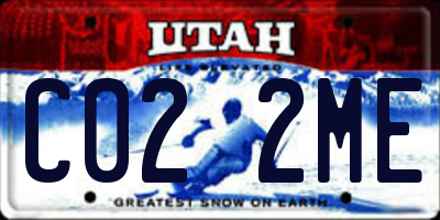 UT license plate C022ME