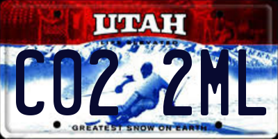 UT license plate C022ML