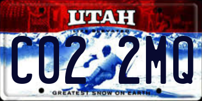 UT license plate C022MQ