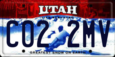 UT license plate C022MV