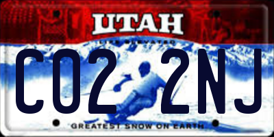 UT license plate C022NJ