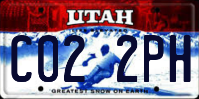 UT license plate C022PH