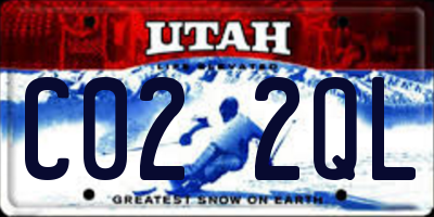 UT license plate C022QL