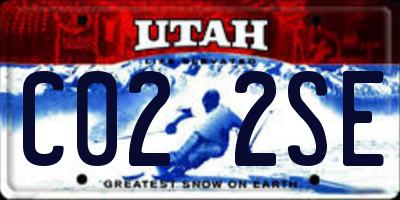 UT license plate C022SE