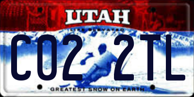 UT license plate C022TL
