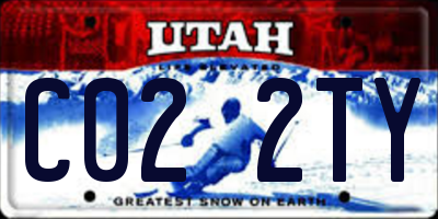 UT license plate C022TY