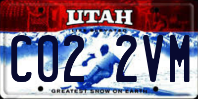 UT license plate C022VM