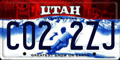 UT license plate C022ZJ